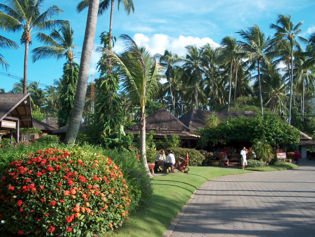 Kho Samui Airport
Ved ankomst med fly på øya Kho Samui lander du midt i tropisk vegetasjon.  Flyplassen er laget av trehus og blir fullstendig integrert i det omkringliggende landskapet , den har også blitt belønnet for sin stil og innredning.

